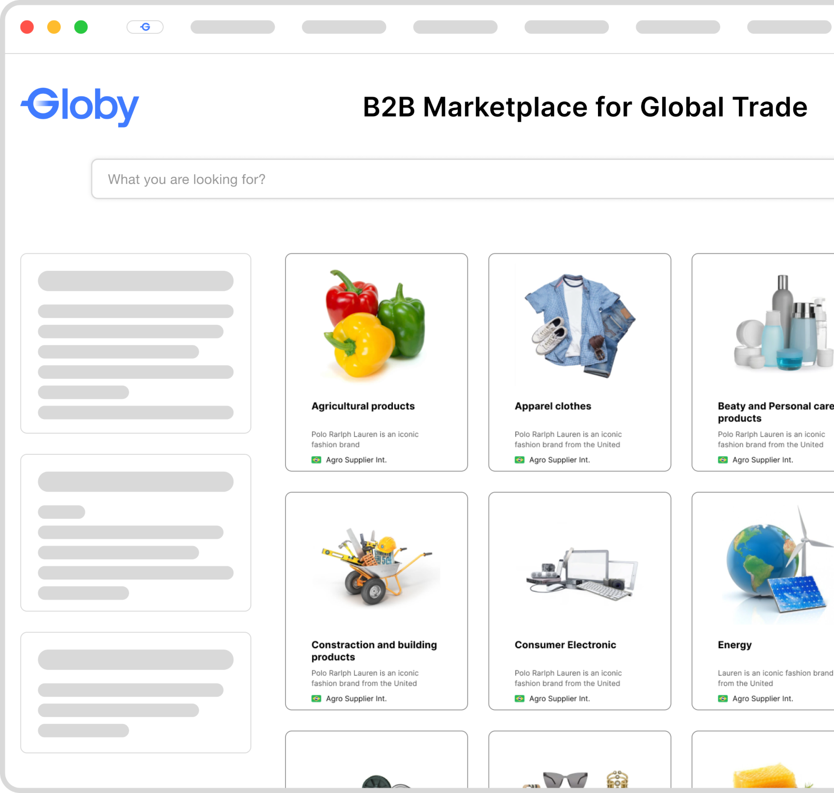 Globy platform image